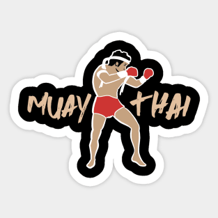 Muay Thai Boxer Sticker